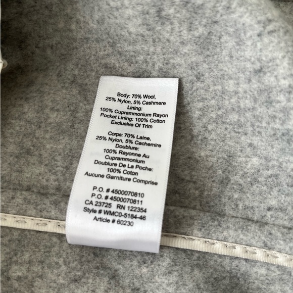 Aritzia Babaton Grey Wintour Coat - Picture 7 of 7